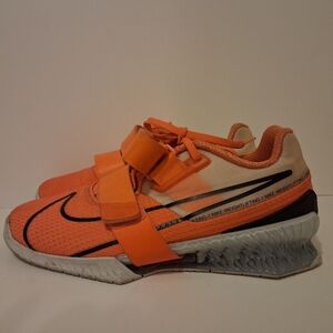 Nike Romaleos 6 Weightlifting Shoes Total Orange Black